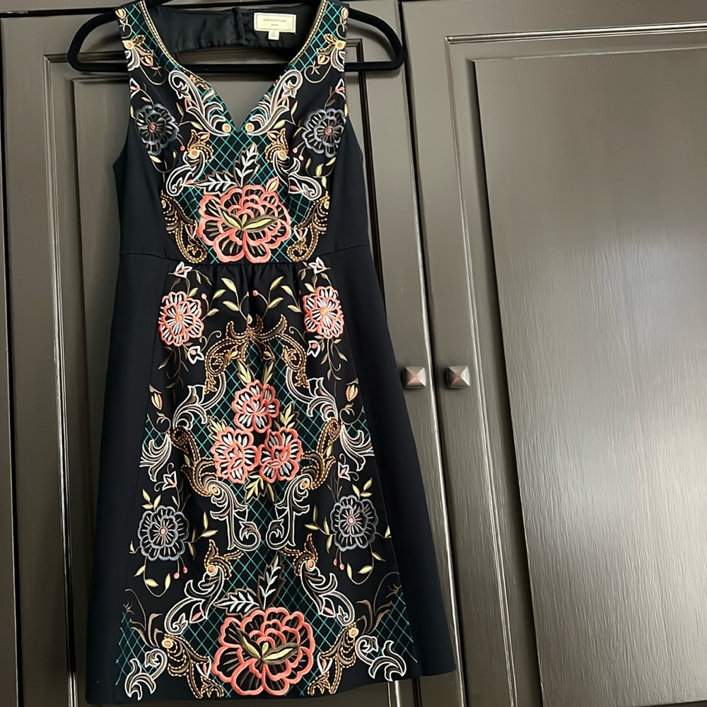Anthropologie size 0 Moulinette Soeurs Embroidered Dress-absolutely gorgeous